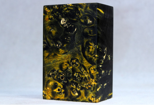 Stabilized Maple Burl Wood Mod Block